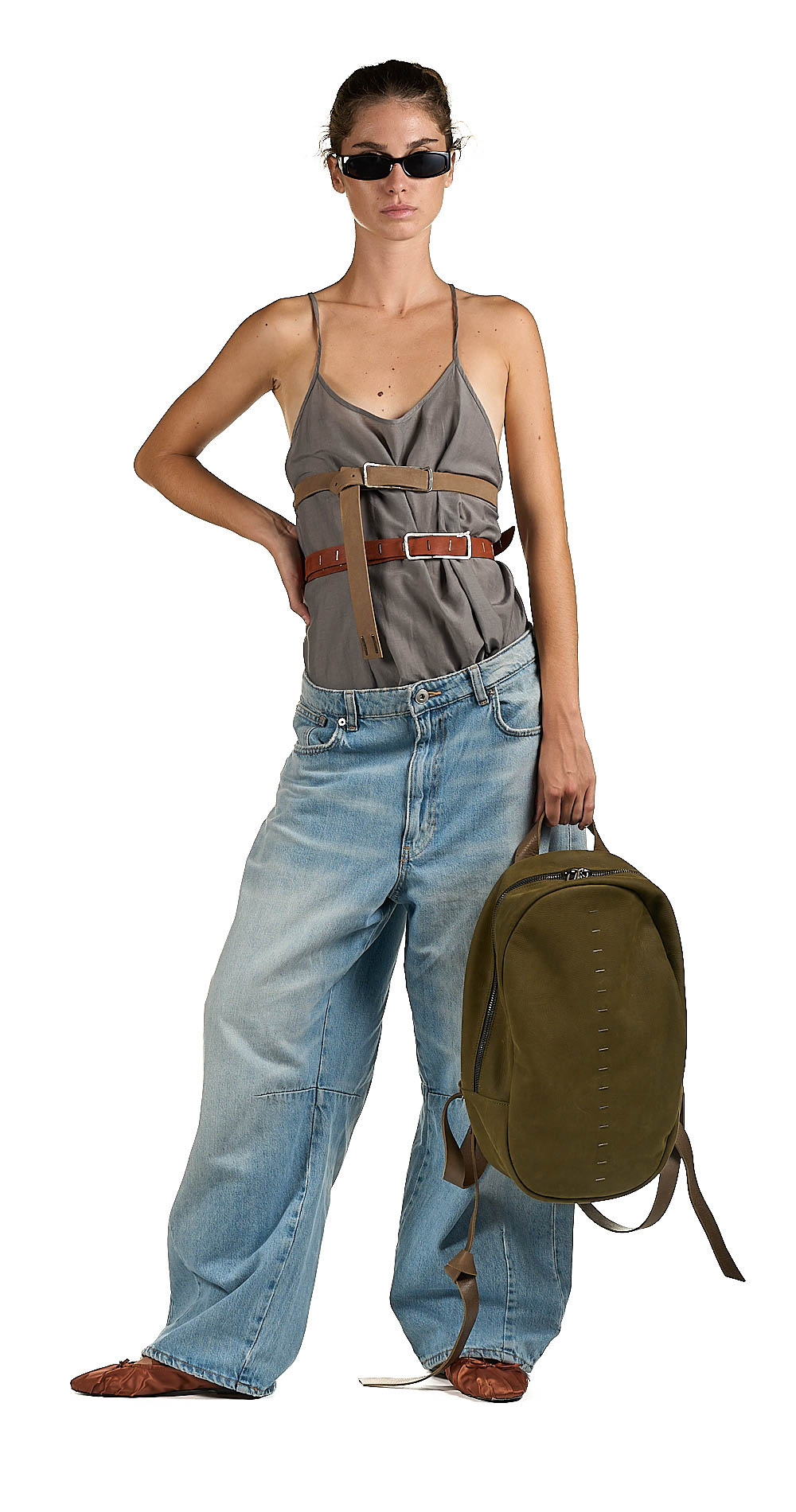 daniele basta leather and silver bags - WEARING